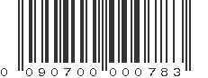 UPC 090700000783