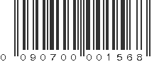 UPC 090700001568