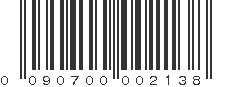 UPC 090700002138