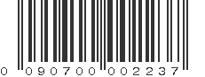 UPC 090700002237