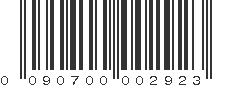 UPC 090700002923