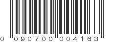 UPC 090700004163