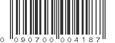 UPC 090700004187