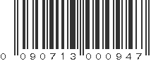 UPC 090713000947