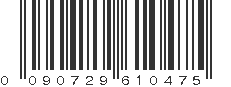 UPC 090729610475