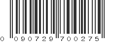UPC 090729700275