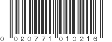 UPC 090771010216