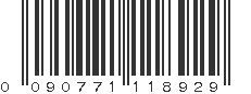UPC 090771118929