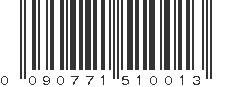 UPC 090771510013