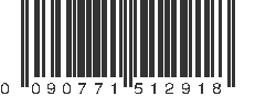 UPC 090771512918