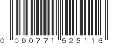 UPC 090771525116