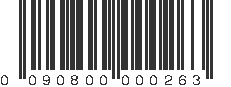 UPC 090800000263