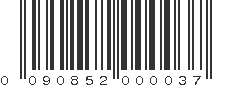 UPC 090852000037