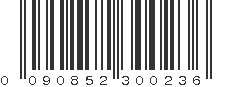 UPC 090852300236