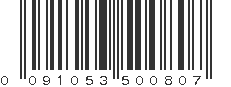 UPC 091053500807