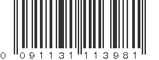 UPC 091131113981