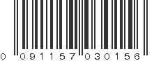 UPC 091157030156