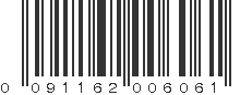 UPC 091162006061