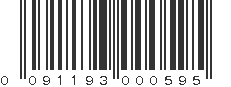 UPC 091193000595