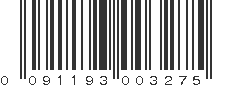 UPC 091193003275