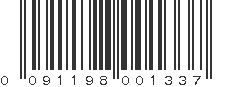 UPC 091198001337