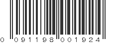 UPC 091198001924