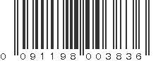 UPC 091198003836