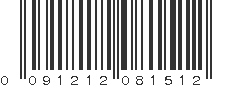 UPC 091212081512