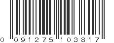 UPC 091275103817