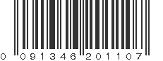 UPC 091346201107