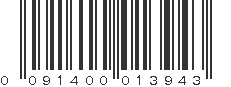 UPC 091400013943