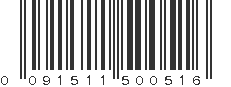 UPC 091511500516