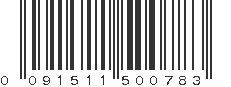 UPC 091511500783