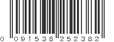 UPC 091538252382