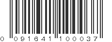 UPC 091641100037