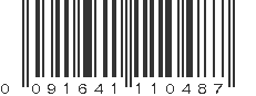 UPC 091641110487