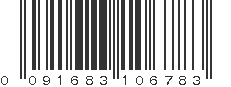 UPC 091683106783