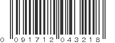 UPC 091712043218