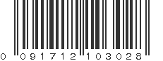 UPC 091712103028