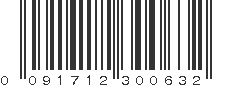 UPC 091712300632