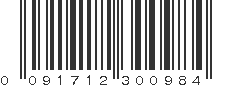 UPC 091712300984