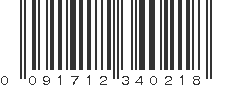 UPC 091712340218