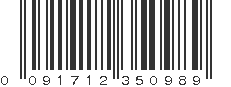 UPC 091712350989