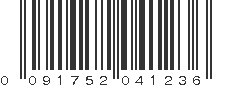 UPC 091752041236