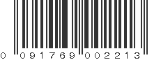 UPC 091769002213