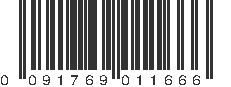 UPC 091769011666