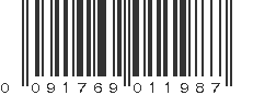 UPC 091769011987