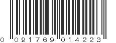 UPC 091769014223