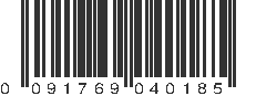 UPC 091769040185
