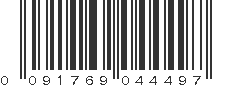 UPC 091769044497